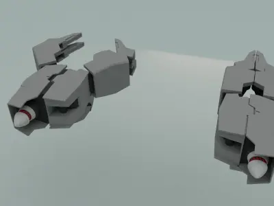 Part GN Big Cannon 3D model
