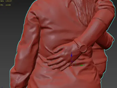 Couple 3D model