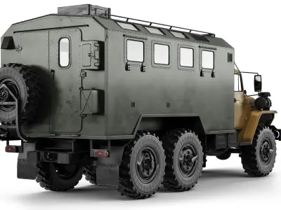 Ural 4320 kung 2015 3D model