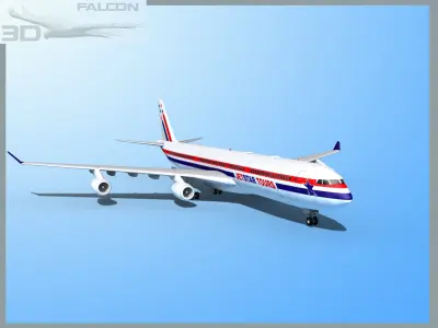 Falcon3D A340-600 Jet Star Tours 3D model