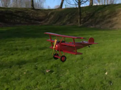 RED BARON PLANE 3D model