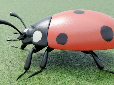 Ladybug stylized 3D model