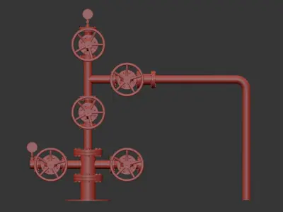 Bore system 3D model