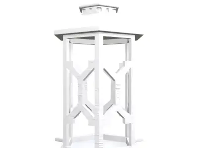 Lamp-Shaped Bird Feeder 3D Model 3D print model