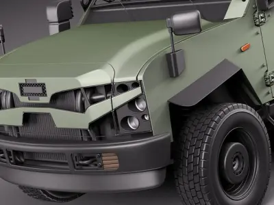 Oshkosh Sand Cat 3D model