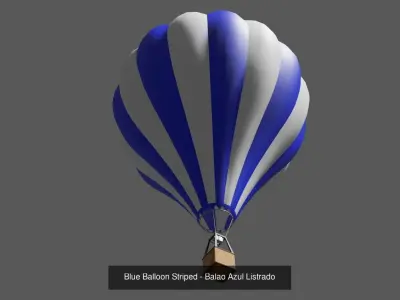 Balloon Full Pack - Pacote de Baloes 3D Model Collection
