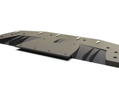 Spoiler bodykit auto motor tuning bumper 3D model