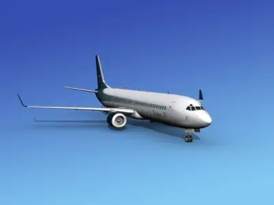 Boeing 737-900ER BBJ 3D model