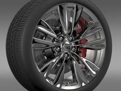 Nissan Fuga wheel 3D model