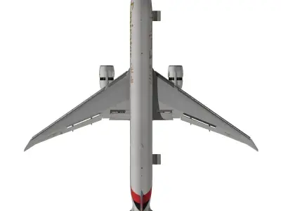 Boeing 777-300ER Emirates 3D model