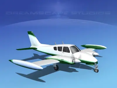 Cessna 320 Skyknight V10 3D model