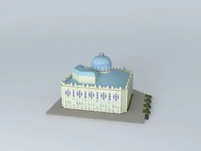 Samara Philharmonic Hall Free 3D model