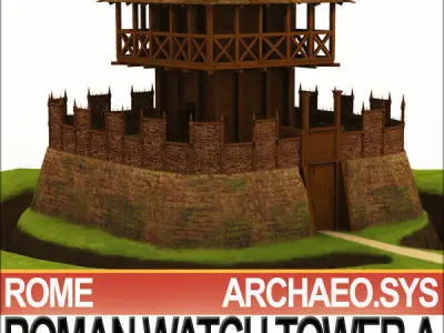 Ancient Rome Forts Fortresses Towers Collection 