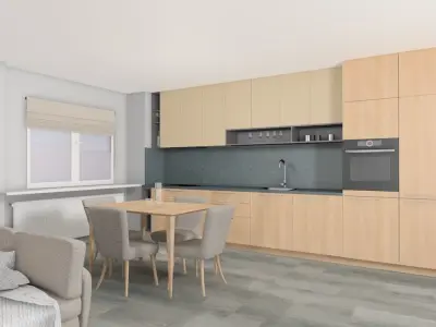 Small Kitchen Free 3D model purchase