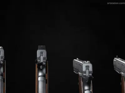 Korth PRS Low-poly 3D model