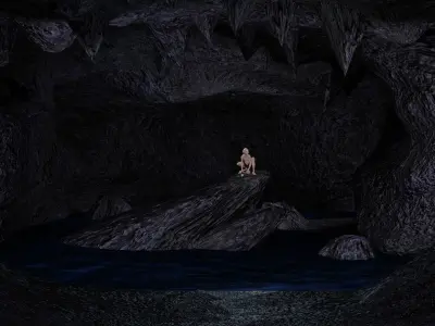 Gollum Cave 3D model