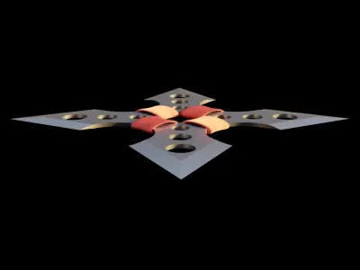 Shuriken 3D model 3D model