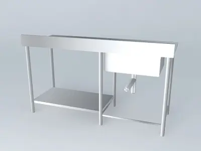 Kit217 Bancada Inox Cuba por Alex Marques Free 3D model