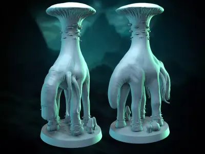 Micelial Cacophony - A sporepunk Grmidark Miniatures Line 3D print model
