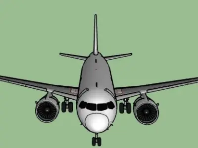 Airbus A320-200 WINGLET 3D model