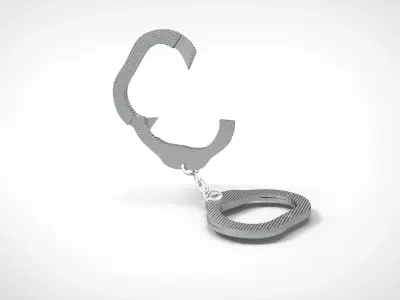 handcuffs Free low-poly 3D model