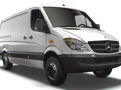 Mercedes Benz Sprinter Van L2H1 2008 3D model