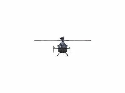 3d Model Helicopter Sunset Flight Collection  3D model