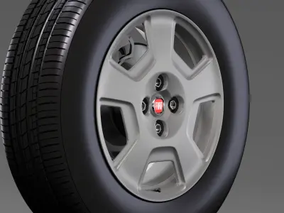 Fiat Fiorino wheel 2017 3D model