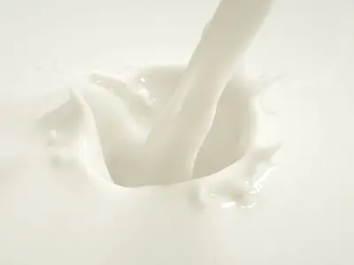 falling Strawberry into Milk and Chocolate Animated Splash 3D model