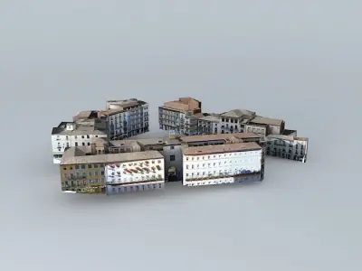 Zocodover building Free 3D model