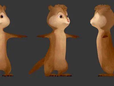 Chipmunk 3D model