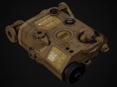 PEQ-15 Low-poly 3D model