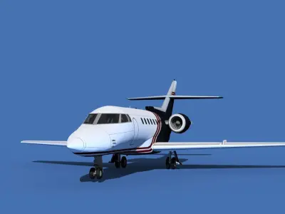 Hawker Siddley 1000 V06 3D model