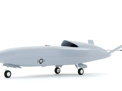 Skyborg - THE AI WINGMAN - Low-poly 3D model