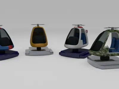 Kiddie Ride Pack 3D print model