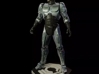 Robo Cop  Sci-Fi STL 3D Print Collectible  3D print model