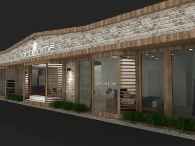 Exhibition Stand - ST0075 3D model