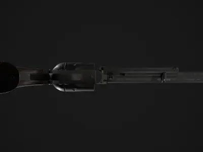 ColtSAA revolver Low-poly 3D model