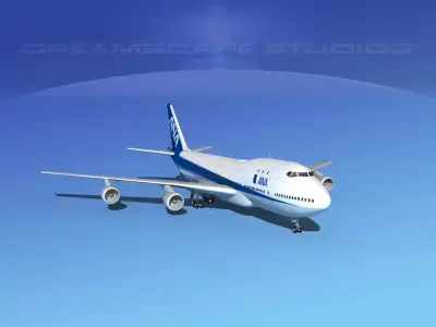 Boeing 747-100 All Nippon Airways 3D model