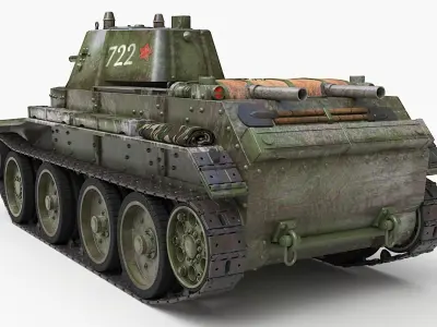 Tank BT 7 Corona  3D model
