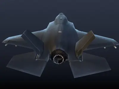 F-35 Lightning II Low-poly 3D model