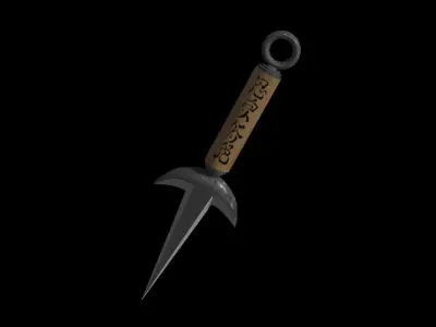 Minatos Kunai Knife 3D model
