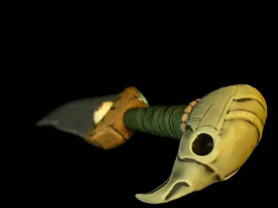 Crow Dagger Low-poly 3D model