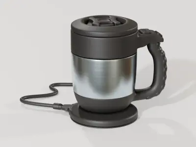 Electric thermal mug 3D model