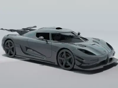Koenigsegg Agera Free low-poly 3D model