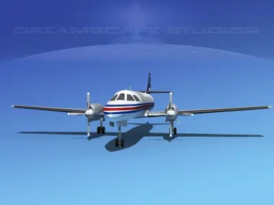 Swearingen SA226 Air Albatross 3D model