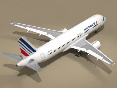 A320-200 air france 3D model