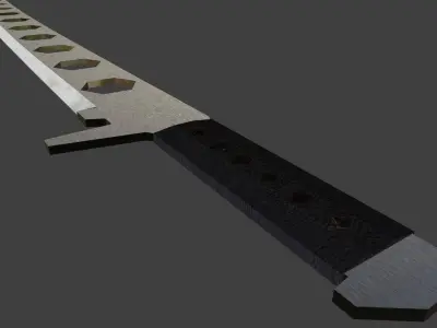 Lightweight Sword max-low-poly Free low-poly 3D model