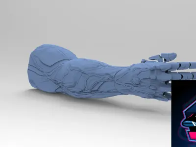 Ironman Infinity Gauntlet ready to 3d print 3D model