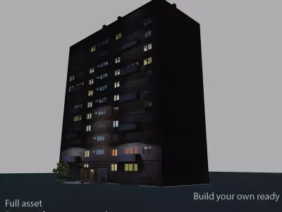 602 project apartment asset Free low-poly 3D model